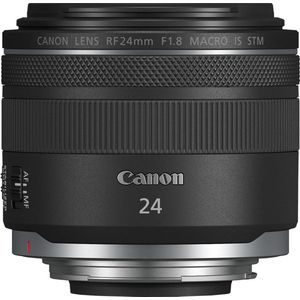 Canon RF 24 mm F1.8 Macro is STM lens (5-traps beeldstabilisator, autofocusaandrijving, SuperSpectra, groothoek, STM-motor, compatibel met In-Body is tot 6,5 niveaus) zwart
