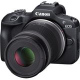 Canon EOS R100 Zwart + RF-S 18-45mm + RF-S 55-210mm