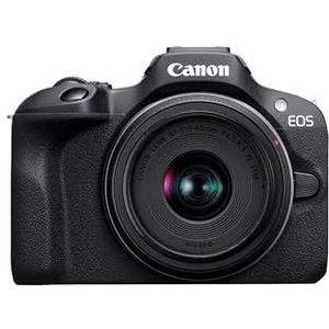 Canon - EOS R100 - Compactcamera - Zwart - Inclusief RF-S 18-45mm en 55-210mm