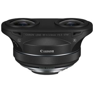 Canon - RF-S 3.9mm F/3.5 STM - Dual Fisheye - Zwart - Glas