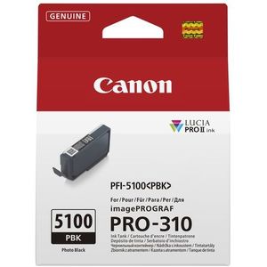 Canon - PFI-5100 PBK - Inktcartridge - Photo Black - 14ml