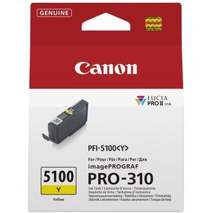 Canon - PFI-5100Y - Inktcartridge - Geel - 14,4 ml - Origineel