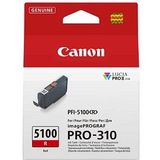 Canon Canoo PFI-5100 / 6958C001 Red - Inktpatroon Rood