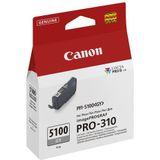 Canon - PFI-5100 GY - Grijze Inktcartridge - 14ml - LUCIA PRO II Systeem