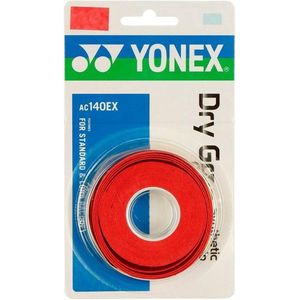 Yonex AC140 Dry Grap 3 Pack Overgrip Rood