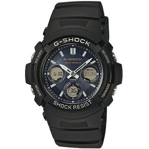 CASIO G-SHOCK Funkchronograph AWG-M100SB-2AER AWG-M100SB-2AER, Solaruhr, Armbanduhr,Herrenuhr,digital bis 20 bar wasserd.Resinarmband