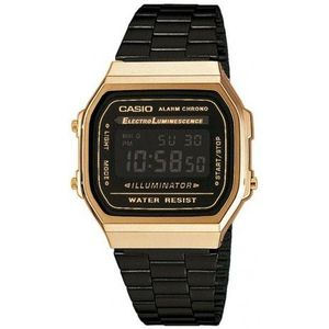 Casio Vintage A168WEGB 1BEF Dameshorloge 36 Zwart