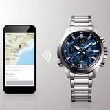 CASIO EDIFICE Uhr ECB-30D-2A | Unisex | Silber