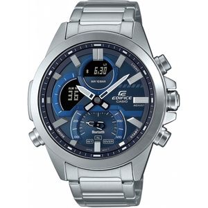 Casio Edifice ECB 30D 2AEF Herenhorloge 46 Zilverkleurig