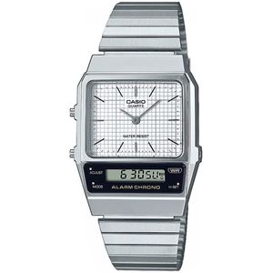 Casio Vintage AQ 800E 7AEF Herenhorloge 32 Zilverkleurig