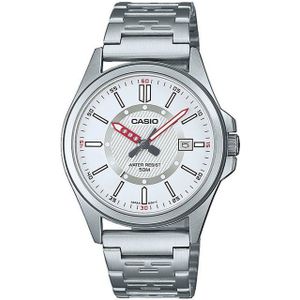 CASIO TIMELESS COLLECTION Quarzuhr, Armbanduhr,Herrenuhr Damenurh,Jugendliche,Neo-Display,Edelstahlarmband