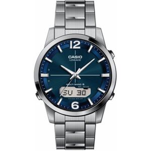 Casio LCW-M170TD-2AER Radio Controlled Heren Horloge Zilverkleurig - Ø 39,5 mm