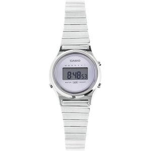 CASIO VINTAGE Chronograph, Quarzuhr, Armbanduhr, Damenuhr, Edelstahlarmband,digital,Stoppfunktion