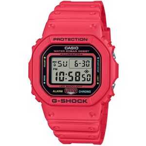Casio G-Shock DW-5600EP-4ER Horloge - Kunststof - Rood - Ø 39 mm