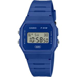 Casio Reloj Digital para Unisex Adulto de Cuarzo con Correa en Plástico F-91WB-2A1EF