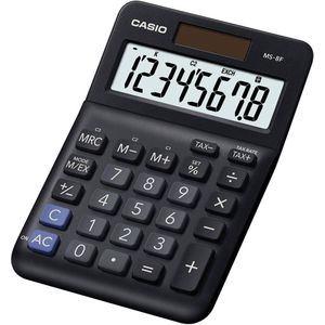 CASIO MS-8F Tischrechner schwarz
