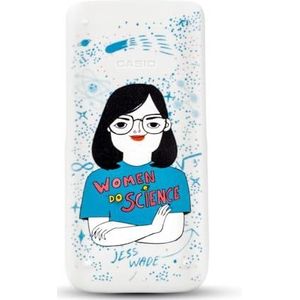 CASIO Beschermhoes voor wetenschappelijke rekenmachine SPX II met Jess Wade Illustration van Coco Escribano