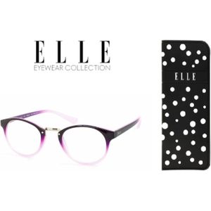 Leesbril Elle Eyewear EL15930 paars roze +1.50