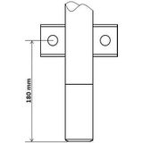 KYB - Schokdemper - Vooras - Gasdruk - Dubbelpijp - 180 mm