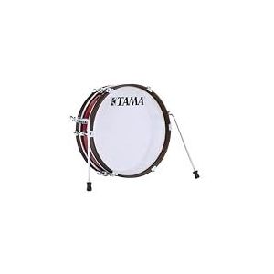 TAMA Club Jam Pancake Bassdrum - 18 x 4 Zoll in Burnt Red Mist mit Chrom Hardware (LJKB18H3-BRM)