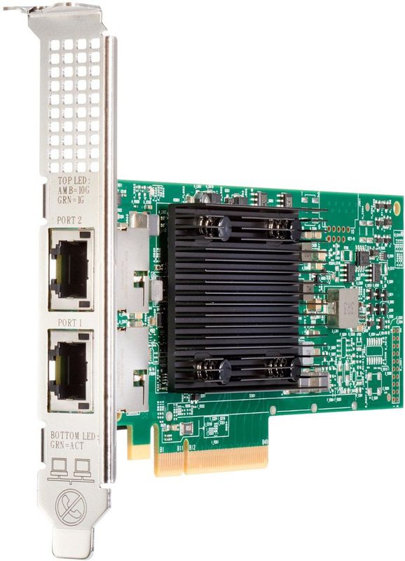 HPE - E-adapter - Ethernet 2-poorts - Zilver - Broadcom BCM57416 - PCI Express 3.0 x8