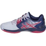 Asics - Blast FF - Handbalschoenen - Wit Rood - PU Bovenwerk - Flexibel