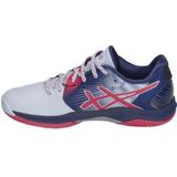 Asics Blast FF wit rood handbalschoenen dames