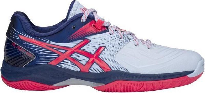 Asics - Blast FF - Handbalschoenen - Wit Rood - PU Bovenwerk - Flexibel