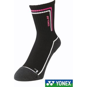 Yonex Sportsokken Crew 19118 Unisex zwart/paars | Maat 35/38