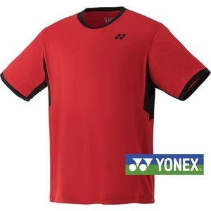 Yonex teamshirt tennis badminton - YM0010 - rood - maat XL