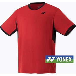 Yonex badminton tennis junioren shirt - YJ0010 rood - maat 115-125