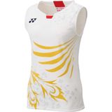 Yonex Japan Team Mouwloos T-shirt Wit Vrouw