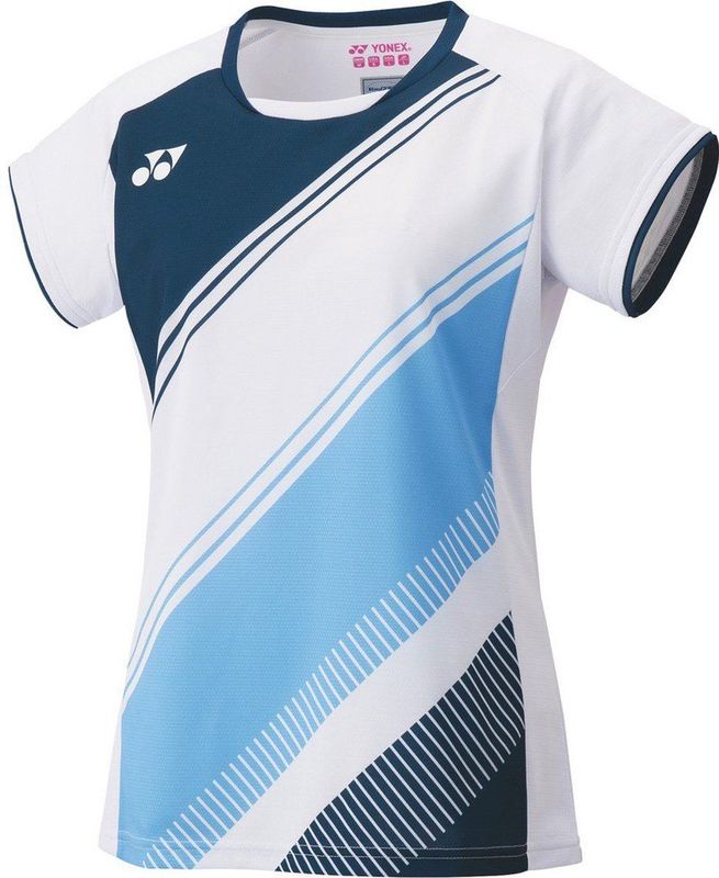 Yonex French National Team T-shirt Met Korte Mouwen Wit XS Vrouw