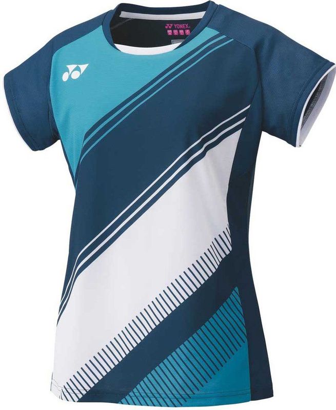 Yonex - French National Team - T-shirt - Wit - 100% Polyester, VeryCool Dry