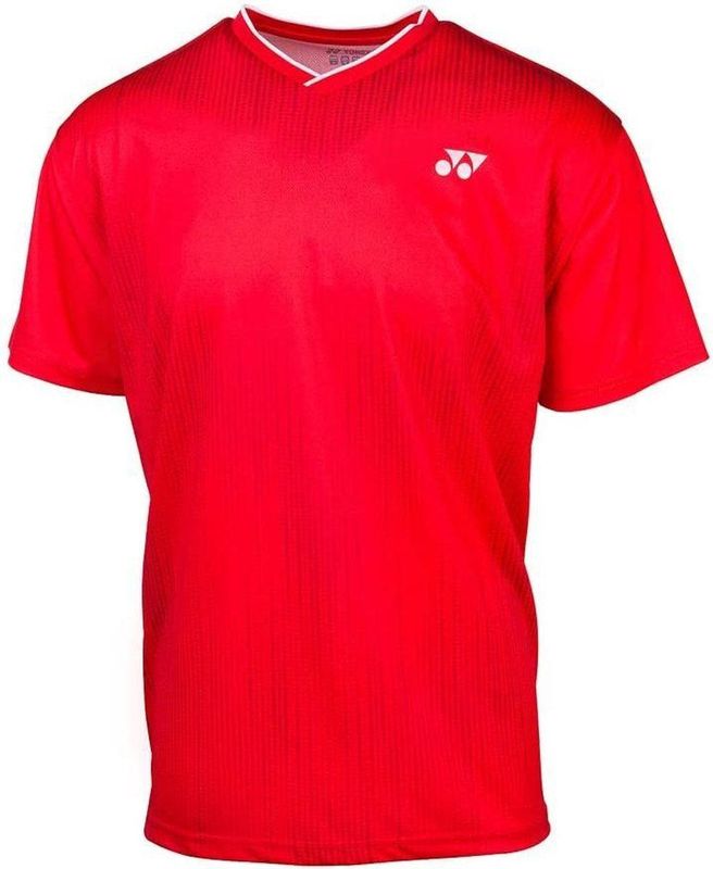 Yonex - Crew Neck - Sportshirt - Rood - Polyester