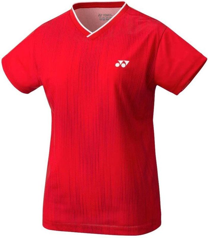 Yonex Sportshirt Crew Neck Dames Polyester Rood