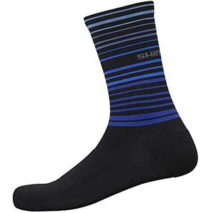 Shimano Hoge Fietssokken S/M (36-40) Blauw/Zwart