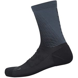 Shimano Kleding Unisex S-PHYRE lange sokken, zwart/grijs, maat S (maat 36-40)
