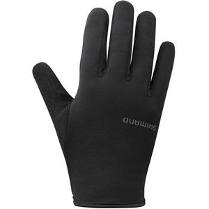 SHIMANO Thermo-handschoenen, licht, uniseks, zwart, maat L