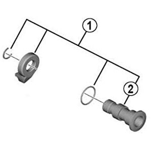 Shimano schakelmanchet RD-M9100 XTR 12 V vervangende fiets unisex volwassenen (veelkleurig), eenheidsmaat