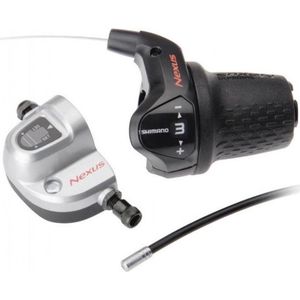 Shimano Shifter Rechts Revo Nexus Sl-3s42 Rubber Zwart