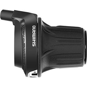 Shimano Tourney / TY De Tourney RV200 Revoshifter biedt eenvoudig schakelen in een handomdraai met gemakkelijk af te lezen, optische leespositie, leespositie, leeshand, Destre 6-versnellingspook aan de achterkant.