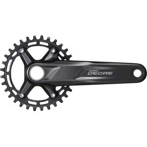 Crankstel Shimano Deore FC-M5100-1 10/11 speed - 30 tands - 175 mm - zwart