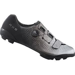 Shimano - RX801 - Fietsschoenen - Grijs/Zwart - BOA-draaisluiting, Snelvetersluiting