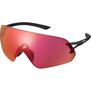 SHIMANO Aerolite Panoramische bril, metallic zwart, RideScape Road Lens