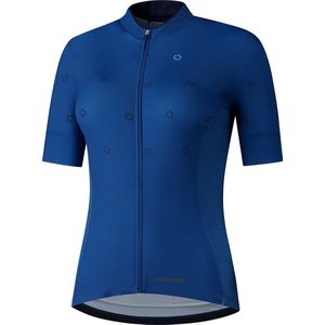 Shimano - Sumire - Fietsshirt - Blauw - Korte Mouwen, UPF 40+, Reflecterende Elementen