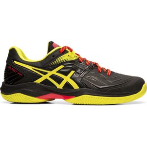 Asics - Blast FF - Handbalschoenen - Zwart Geel - PU Bovenwerk
