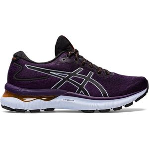 ASICS GEL-Nimbus 24 TR Dames - Sportschoenen - Hardlopen - Weg - grijs/oranje