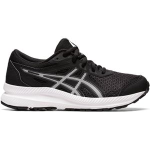 ASICS Contend 8 Gs sneakers voor kinderen, uniseks, zwart wit, 33.5 EU