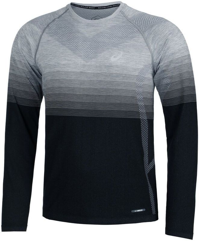 Asics - Seamless Long Sleeve Top - Hardlooptop - Zwart - Naadloze Constructie, ACTIBREEZE Technologie, 50% Gerecycled Materiaal